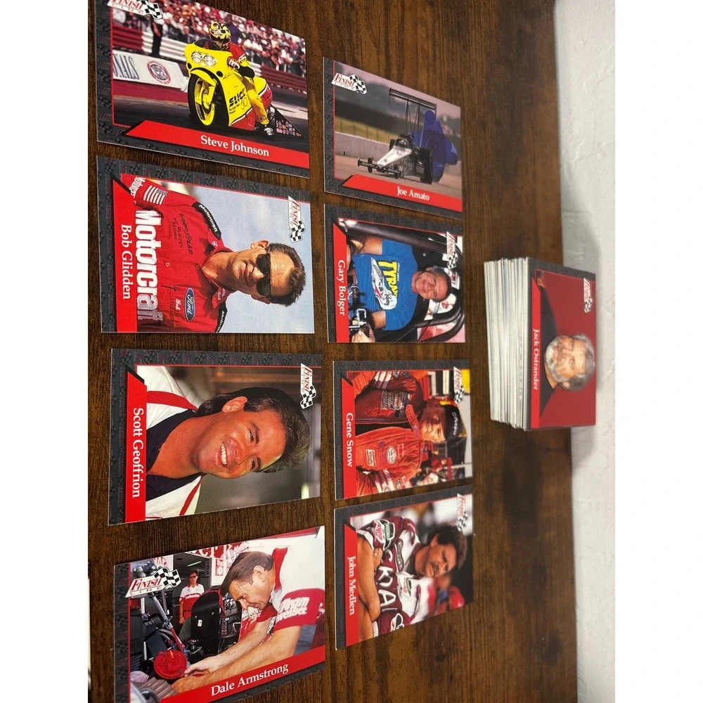 93 Card Lot 1993 Finish Line NHRA Winston Drag Racing Shirley Muldowney Force